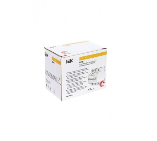 Ограничитель импульсного перенапряжения ОПС1-B 3Р In=30kA Un=400B Im=60kA  MOP20-3-B  IEK