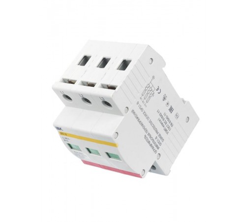 Ограничитель импульсного перенапряжения ОПС1-B 3Р In=30kA Un=400B Im=60kA  MOP20-3-B  IEK