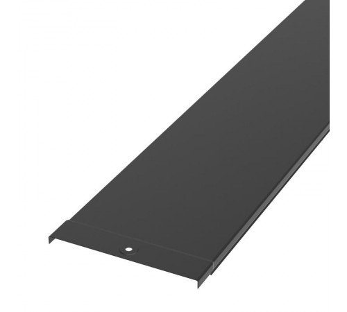 Крышка лотка 150х3000 (0,7 мм) RAL 9005 (24 м/уп)  PR16.9869  Промрукав