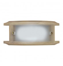 Светильник "Полесье" 260х110 НББ 06-40 М39 матовый белый /корпус сосна /держатель винт золото  1005205878  Элетех