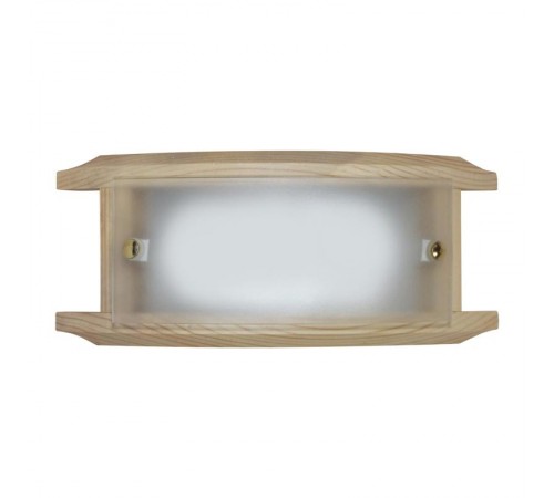 Светильник "Полесье" 260х110 НББ 06-40 М39 матовый белый /корпус сосна /держатель винт золото  1005205878  Элетех