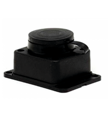 Розетка настенная с защитной крышкой каучуковая 230В 2P+PE 16A IP44 EKF PROxima  RPS-014-16-230-44  EKF