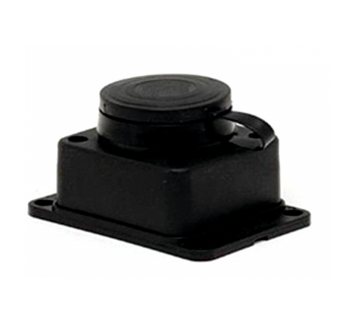 Розетка настенная с защитной крышкой каучуковая 230В 2P+PE 16A IP44 EKF PROxima  RPS-014-16-230-44  EKF
