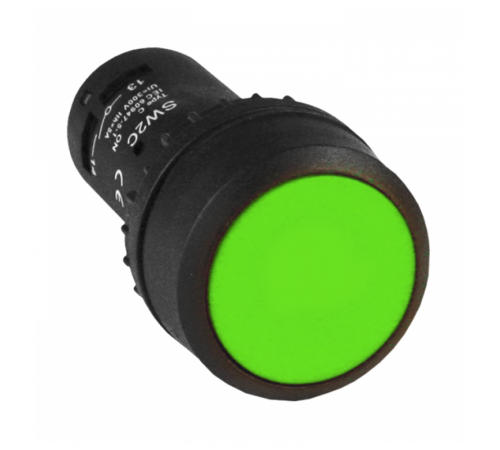 Кнопка SW2C-11 возвратная зеленая NO+NC EKF PROxima  sw2c-11s-g  EKF