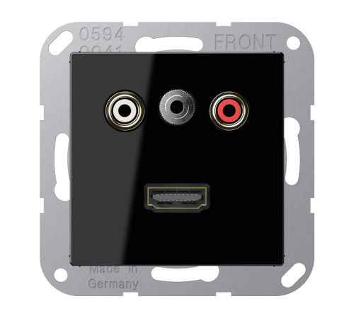 2x Cinch Audio (RCA) / Stereo Jack (TRS 3.5 mm) / HDMI MAA1082SW Jung