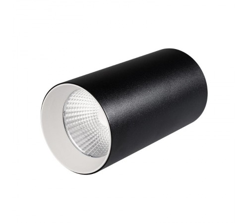 Светильник накладной SP-POLO-R85-1-15W Warm White 40deg (Black, White Ring)  022955  Arlight