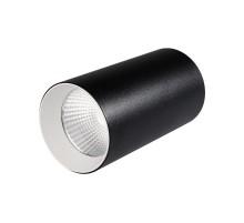 Светильник накладной SP-POLO-R85-1-15W Warm White 40deg (Black, White Ring)  022955  Arlight