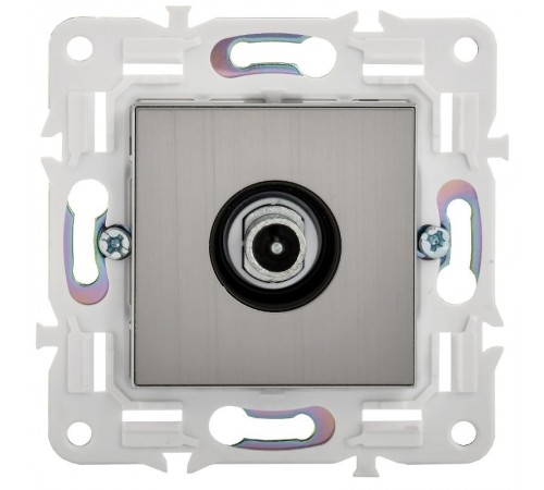 SKANDY Розетка TV проходная SK-A17N никель  SK-A10-P-K50  IEK