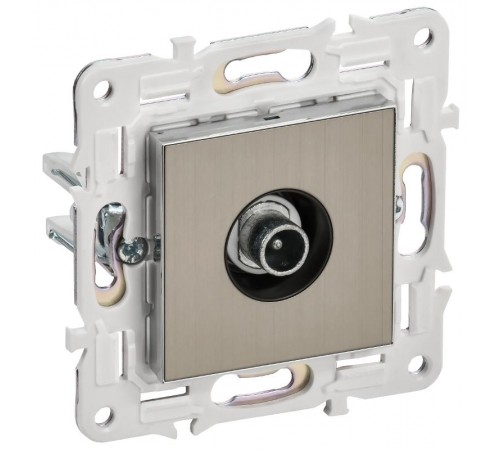 SKANDY Розетка TV проходная SK-A17N никель  SK-A10-P-K50  IEK