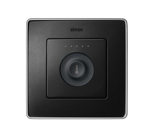 Сенсорный 1-кл выключатель с тематической маркировкой Т3, регулирования, графит  8000615-038  Simon