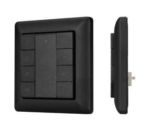 INTELLIGENT ARLIGHT Панель DALI-223-1G-4S-IN-BLACK (BUS)  029243  Arlight