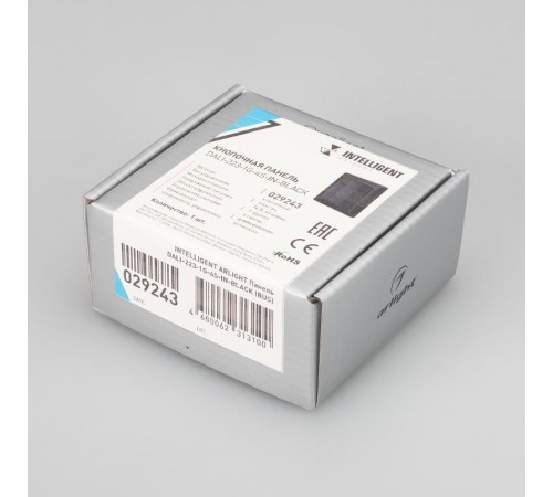 INTELLIGENT ARLIGHT Панель DALI-223-1G-4S-IN-BLACK (BUS)  029243  Arlight