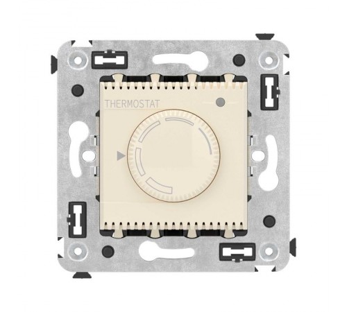 Термостат для теплых полов в стену, "Avanti", "Ванильная дымка"  4405163  DKC