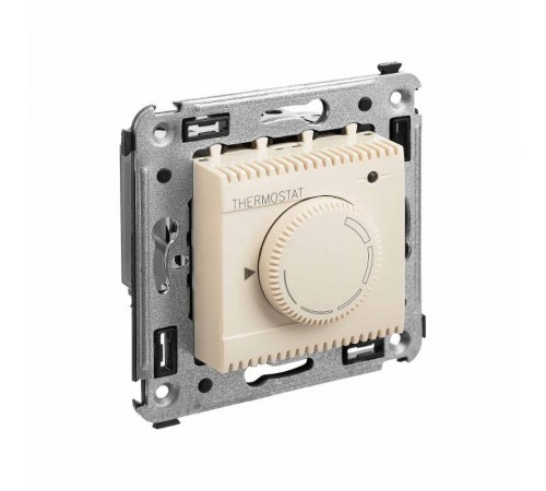 Термостат для теплых полов в стену, "Avanti", "Ванильная дымка"  4405163  DKC