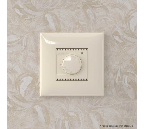 Термостат для теплых полов в стену, "Avanti", "Ванильная дымка"  4405163  DKC