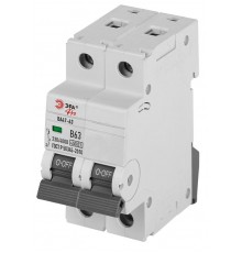 Автоматический выключатель  PRO VA63-2P06C4.5 ВА47-63 2P 6А кривая C 4,5кА   Б0059418  ЭРА