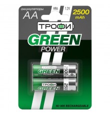 Аккумулятор HR6-2BL 2500 mAh (20/240/11520) (AA)   C0032101  ТРОФИ