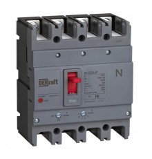 Силовой авт. выкл. 4P 250A 35кА ВА-333А  28127DEK  DEKraft