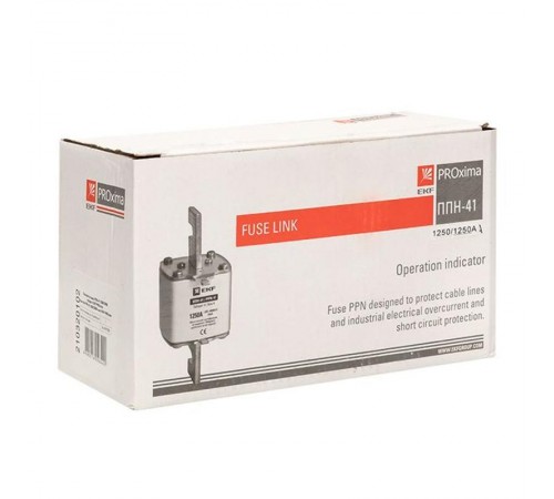 Плавкая вставка ППН-41 1250/1250А габарит 4  fus-41/1250  EKF