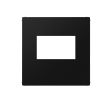 Kрышка для USB-зарядный устройств; без видимого винта; термопласт; черный матовый  A1569USBSWM  Jung