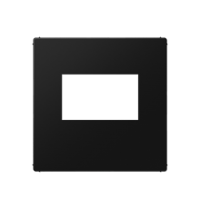 Kрышка для USB-зарядный устройств; без видимого винта; термопласт; черный матовый  A1569USBSWM  Jung