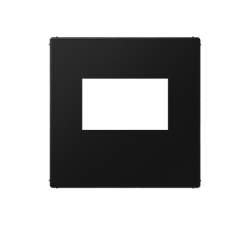 Kрышка для USB-зарядный устройств; без видимого винта; термопласт; черный матовый  A1569USBSWM  Jung