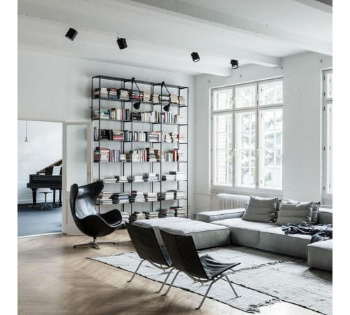 Светильник светодиодный трековый AL157 под лампу E27, белый  41053  Feron