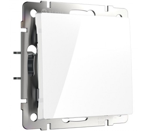 a051117 Перекрестный выключатель одноклавишный (белый) W1113001