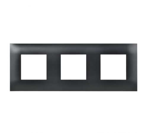 SKANDY Рамка 3-местная SK-F03Bl черный  SK-M32-K02  IEK