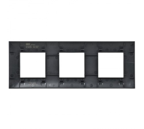 SKANDY Рамка 3-местная SK-F03Bl черный  SK-M32-K02  IEK