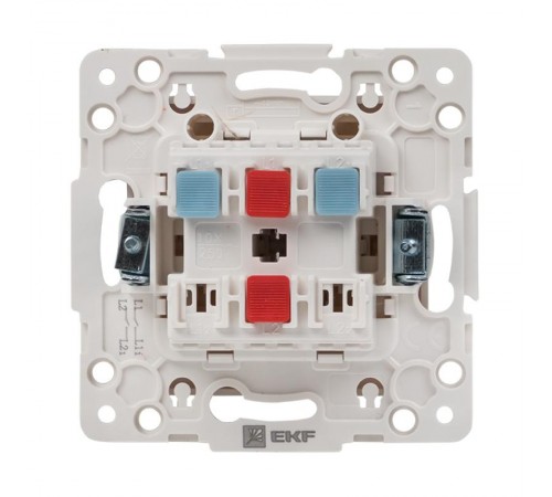 Стокгольм Механизм Выключателя 2-кл. 10А белый PROxima  EYV10-123-10  EKF