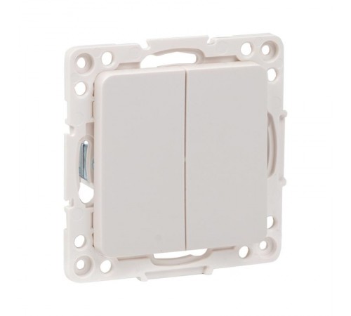 Стокгольм Механизм Выключателя 2-кл. 10А белый PROxima  EYV10-123-10  EKF