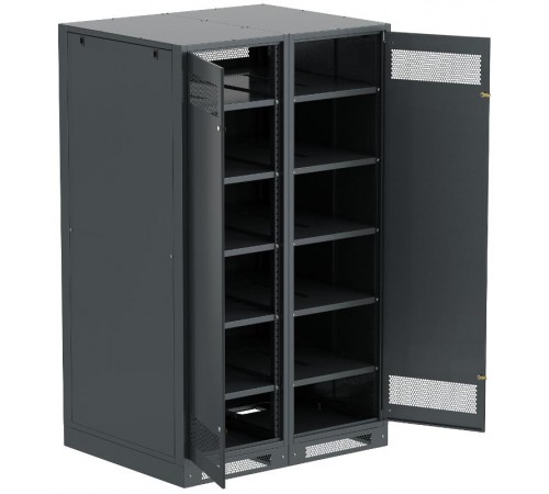 ITK LINEA B Шкаф (пустой) 2000х1200мм дверь двуст. мет. чер.  LB05-20H29-2M  ITK