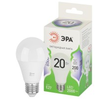 Лампа светодиодная  GREEN LINE LED A60-20W-865-E27 GL E27 20 Вт груша холодный свет  Б0067102  ЭРА