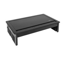 Встраиваемый настольный розеточный блок выдвижной, 8 модулей, черный, C-Line  cl-vnbv-8-b  EKF