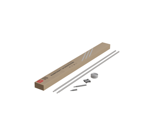 Комплект заземления из 2 стержней D=20 мм L=3 м безмуфтовый (конус Морзе) TD  KTZ-D20-L3 TD  КМ - профиль