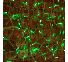 Гирлянда "Светодиодный Дождь"  2x0,8м, прозрачный провод, 230 В, диоды Зеленые, 160 LED  235-104  NEON-NIGHT