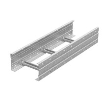 Лестничный лоток кабельрост 300х160х6000, толщ. 2,5 мм, Сендзимир цинк, 018396  ЛКР-300х160х6000-2,5-СЦ   Ostec