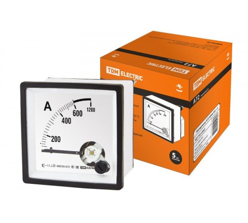 Амперметр А72   600А/5А-1.5   SQ1102-0062  TDM