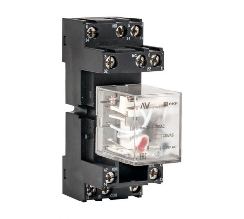 Разъем для реле РM4 22/3  AVERES  rm4-22-3  EKF