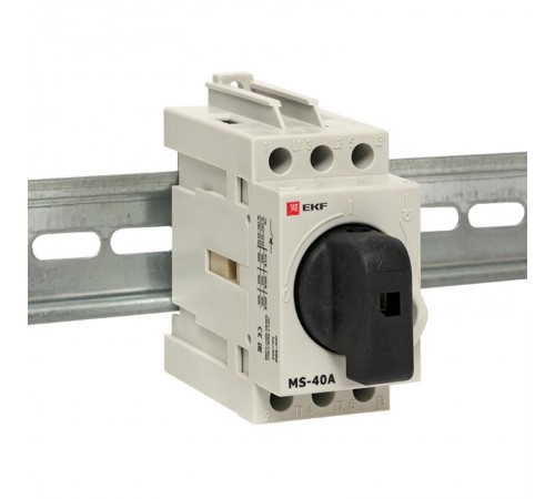 Рубильник модульный MS-40A 3P на DIN-рейку  ms-40d  EKF