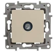 Etika Слоновая кость Розетка TVоконечная  672365  Legrand