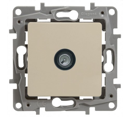 Etika Слоновая кость Розетка TVоконечная  672365  Legrand