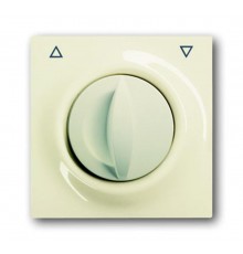 Плата центральная с поворотной ручкой,, для механизма выключателя жалюзи , серия impuls, цвет слоновая кость  1753-0-0032   2CKA001753A0032  ABB