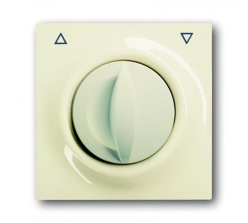 Плата центральная с поворотной ручкой,, для механизма выключателя жалюзи , серия impuls, цвет слоновая кость  1753-0-0032   2CKA001753A0032  ABB