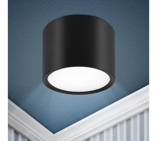 Светильник накладной подсветка OL7 GX53 BK под лампу Gx53, алюминий, цвет черный (40/1440)  Б0048534  ЭРА