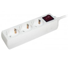 Удлинитель  У03К-выкл.3 места 2Р+PЕ/5метров 3х1мм2  16А/250В    WYP10-16-03-05-ZK-N  IEK