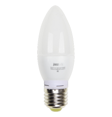 Лампа светодиодная LED 5Вт Е27 220В 3000К PLED- ECO-C37 свеча  2855312A  Jazzway