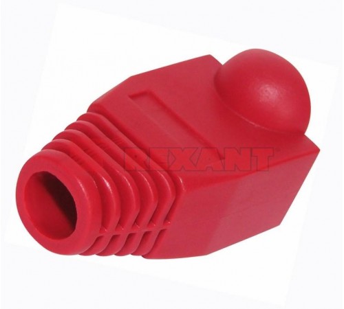 Изолирующий колпачок для разъемов RJ-45, красный  05-1205  REXANT