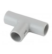 TR-16 Аксессуары для труб и металлорукава ЭРА Тройник (серый) соединительный для трубы 16мм (10шт)  Б0036830  ЭРА